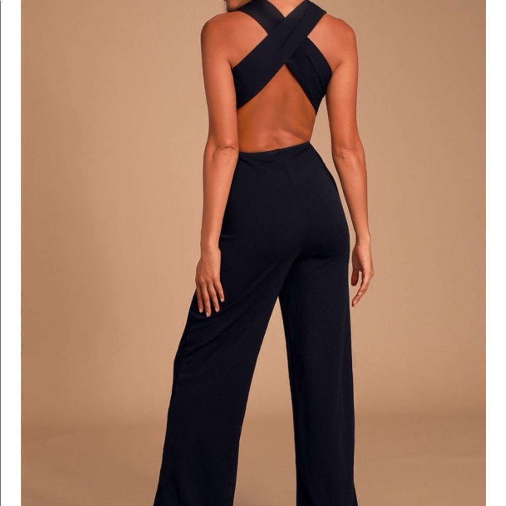 NWT Lulus Thinking Outloud Jumpsuit